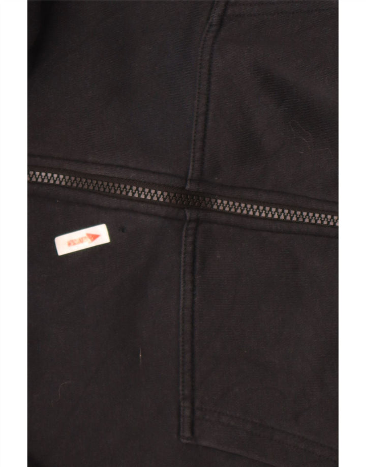 Nike Mens Zip Hoodie Sweater XL Black Cotton