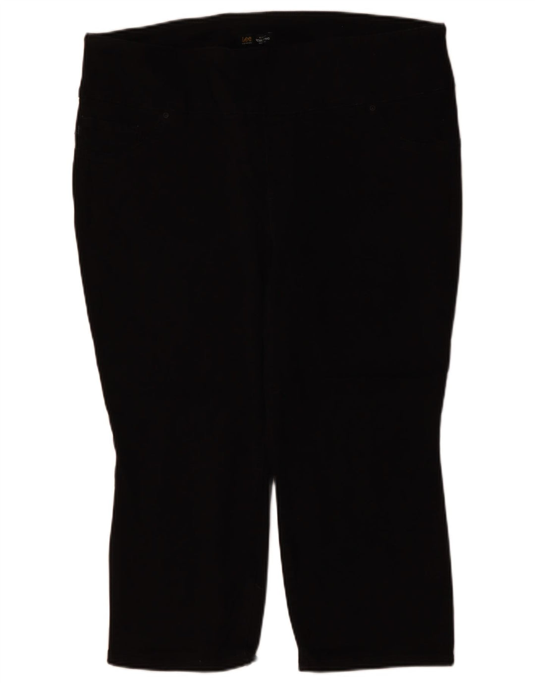 LEE Womens Sculpting Mid Rise Capri Trousers US 20 3XL W40 L22 Black