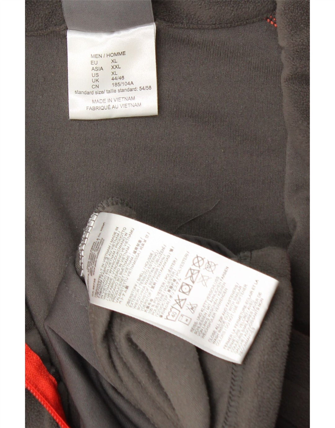 Jack Wolfskin Mens Fleece Jacket UK 44/46 XL Grey Polyester