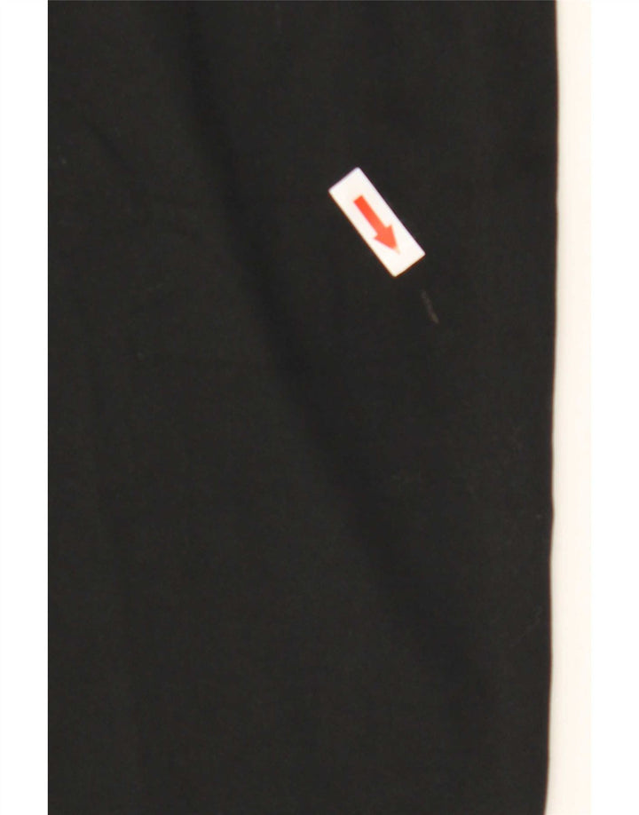 Nike Mens Dri Fit Tracksuit Trousers Small Black Colourblock Polyester