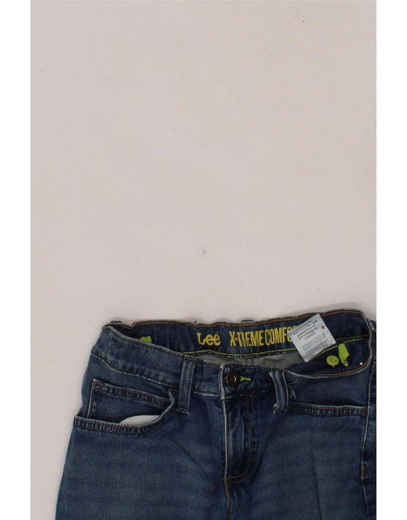 LEE Boys X-treme Comfort Straight Jeans 9-10 Years W24 L24 Blue Cotton Vintage Lee and Second-Hand Lee from Messina Hembry 