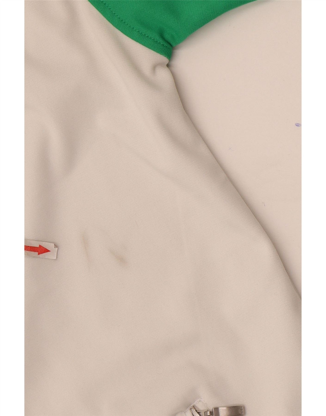 Ellesse Womens Tracksuit Top Jacket UK 20 2XL White Colourblock Polyester