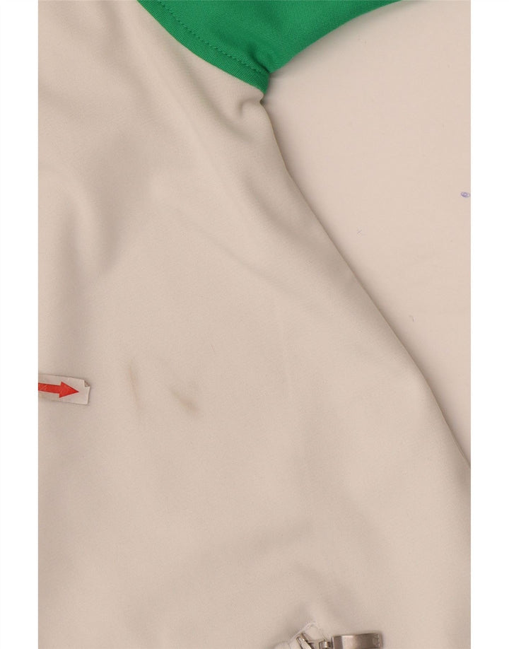 Ellesse Womens Tracksuit Top Jacket UK 20 2XL White Colourblock Polyester