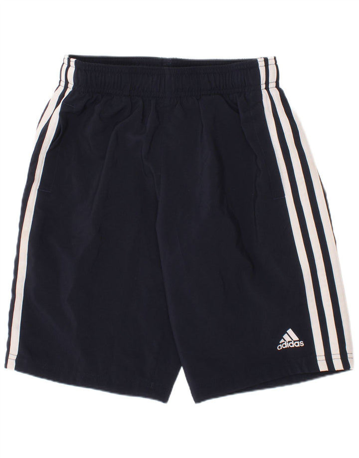 Adidas Boys Sport Shorts 9-10 Years  Navy Blue Polyester