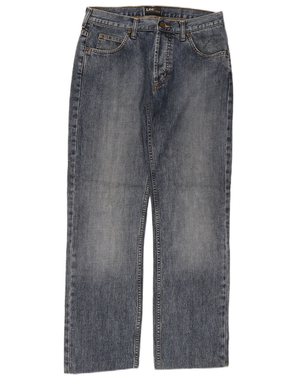 Lee Mens Seattle Straight Jeans W31 L30 Blue Cotton