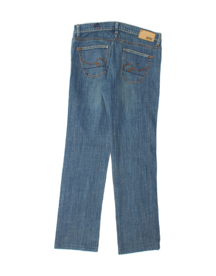 RIFLE Womens Straight Jeans W29 L29 Blue Cotton Vintage Rifle and Second-Hand Rifle from Messina Hembry 