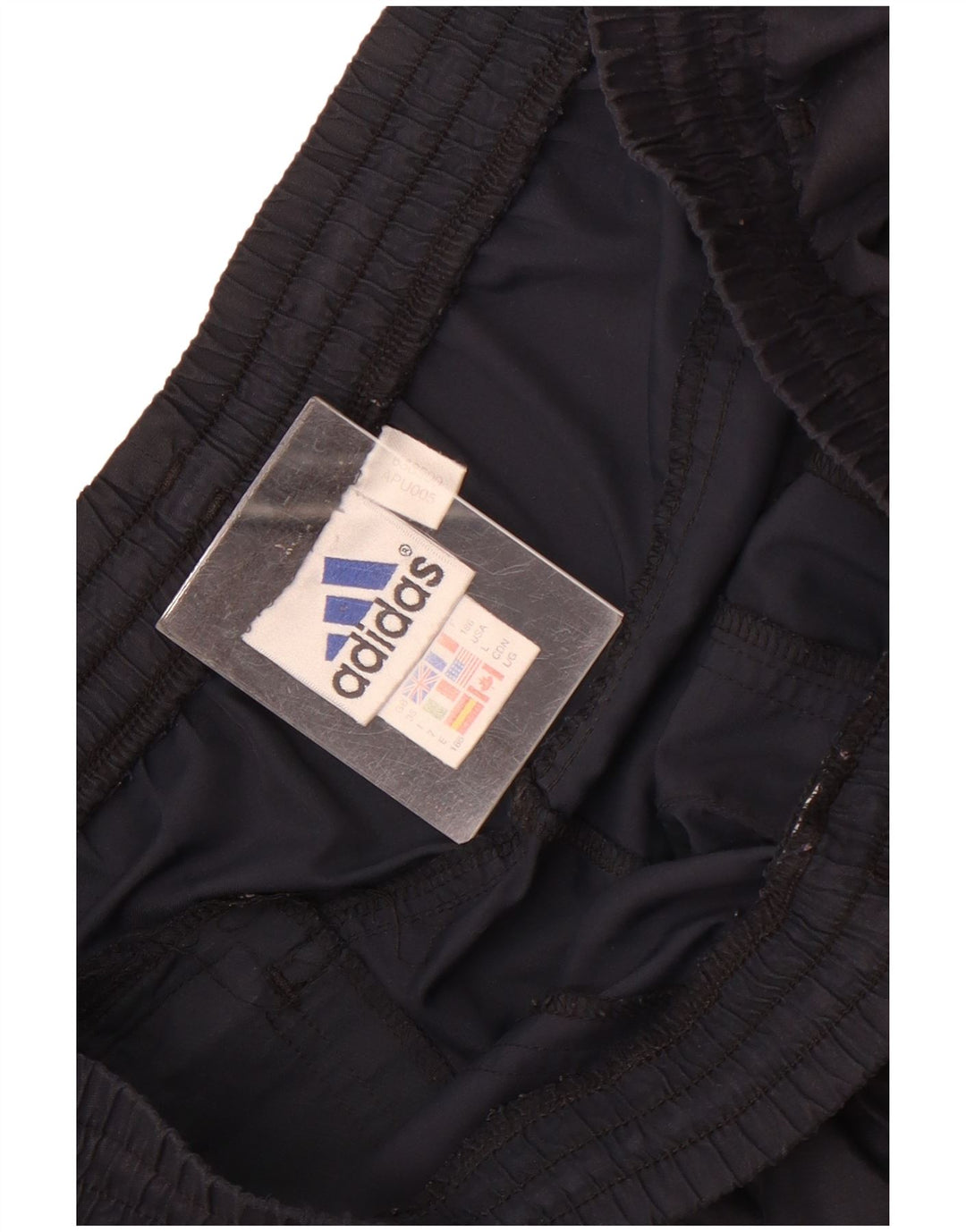 Adidas Mens Tracksuit Trousers Large  Navy Blue Polyester