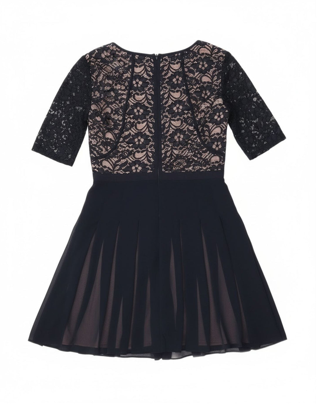 Coast Womens Lace A-Line Dress UK 8 Small Navy Blue Polyamide