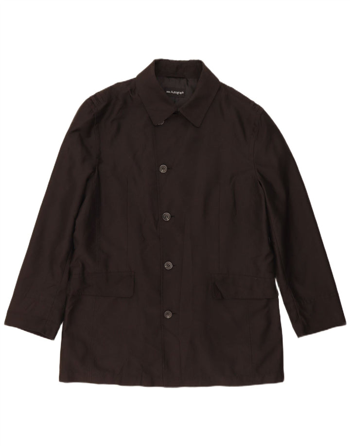 Marks & Spencer Mens Autograph Regular Fit Utility Jacket UK 40 Large Black