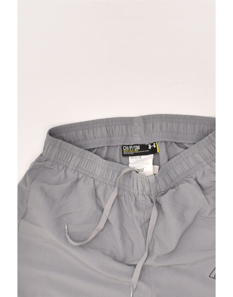 UNDER ARMOUR Mens Graphic Sport Shorts Small Grey Polyester | Vintage Under Armour | Thrift | Second-Hand Under Armour | Used Clothing | Messina Hembry 