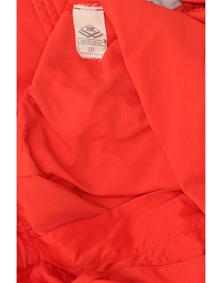 Misura Mens Bomber Jacket UK 42 XL Red Cotton