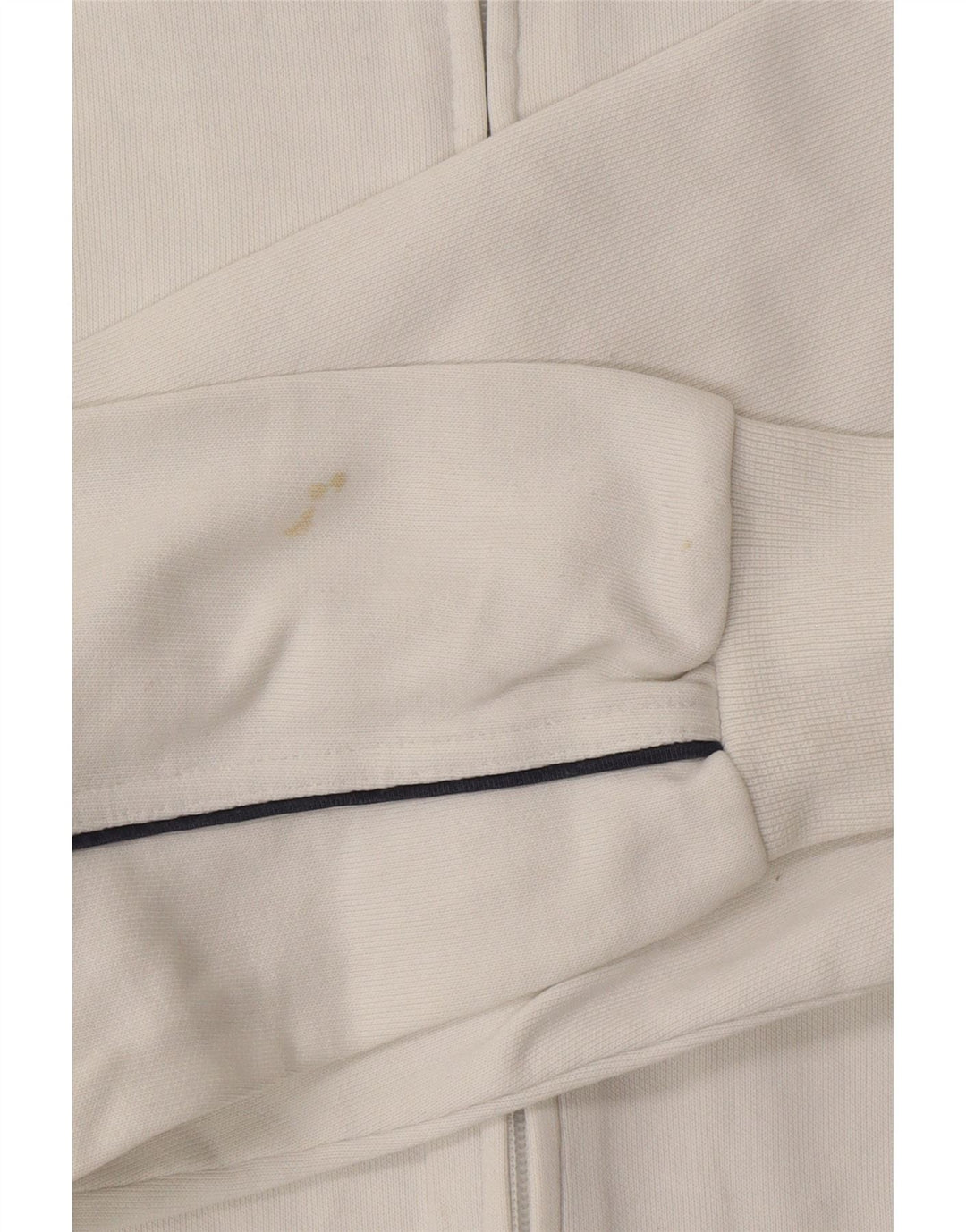 CHAMPION Womens Easy Fit Tracksuit Top Jacket UK 16 Large White Cotton