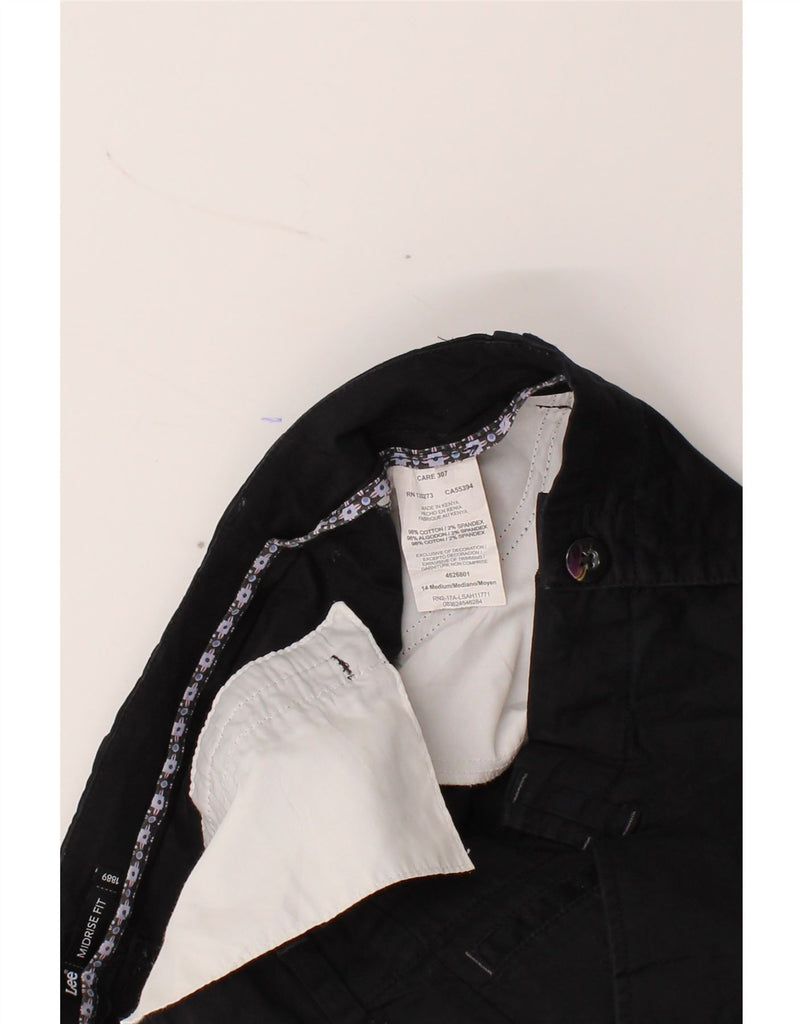 LEE Womens Mid Rise Casual Shorts US 14 XL W34  Black Cotton Vintage Lee and Second-Hand Lee from Messina Hembry 
