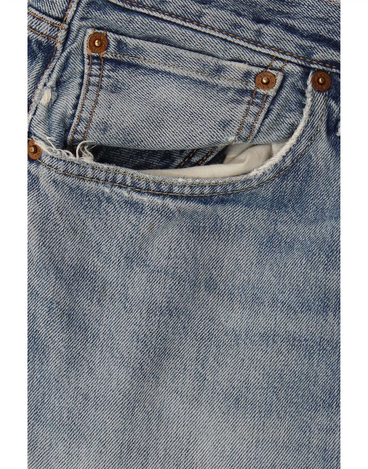 Levi's Mens Distressed Slim Jeans W34 L35 Blue