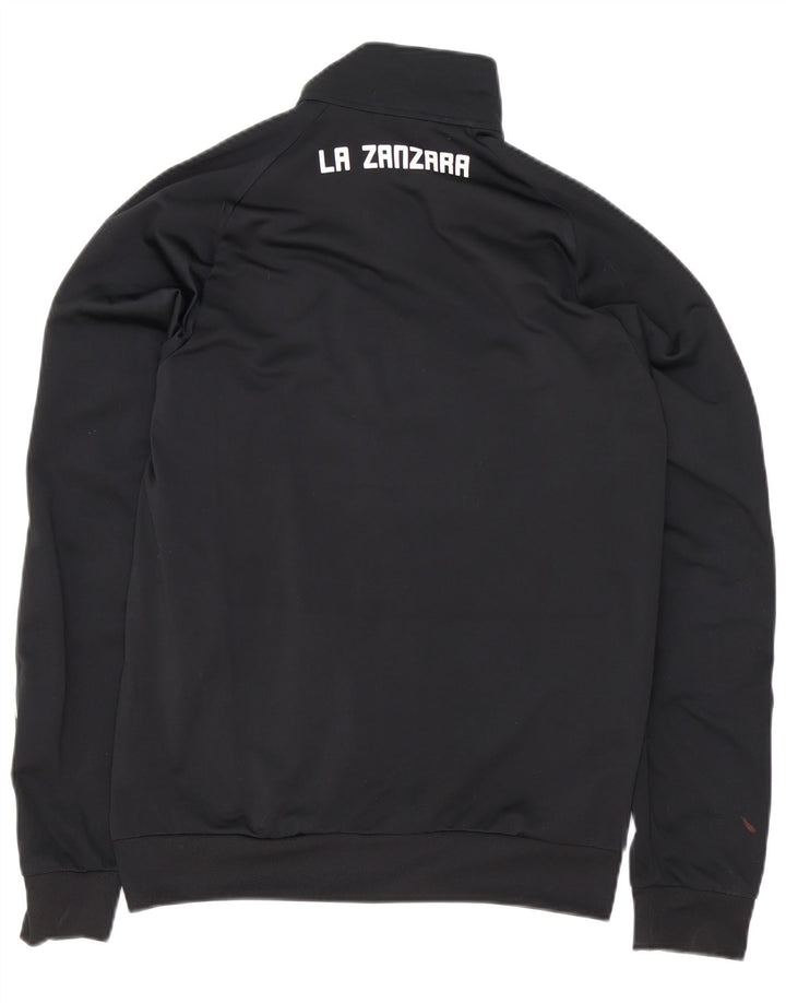 Adidas Mens Graphic Tracksuit Top Jacket Medium Black Polyester