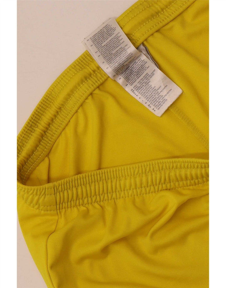Adidas Mens Climalite Sport Shorts Large Yellow Polyester