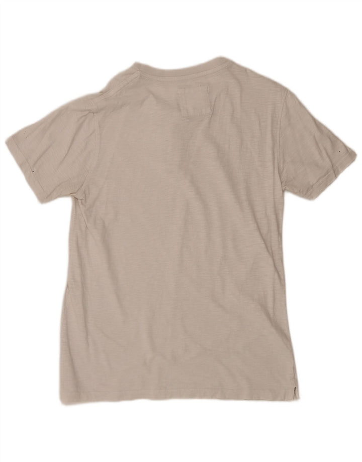 Fat Face Mens T-Shirt Top Medium White Flecked