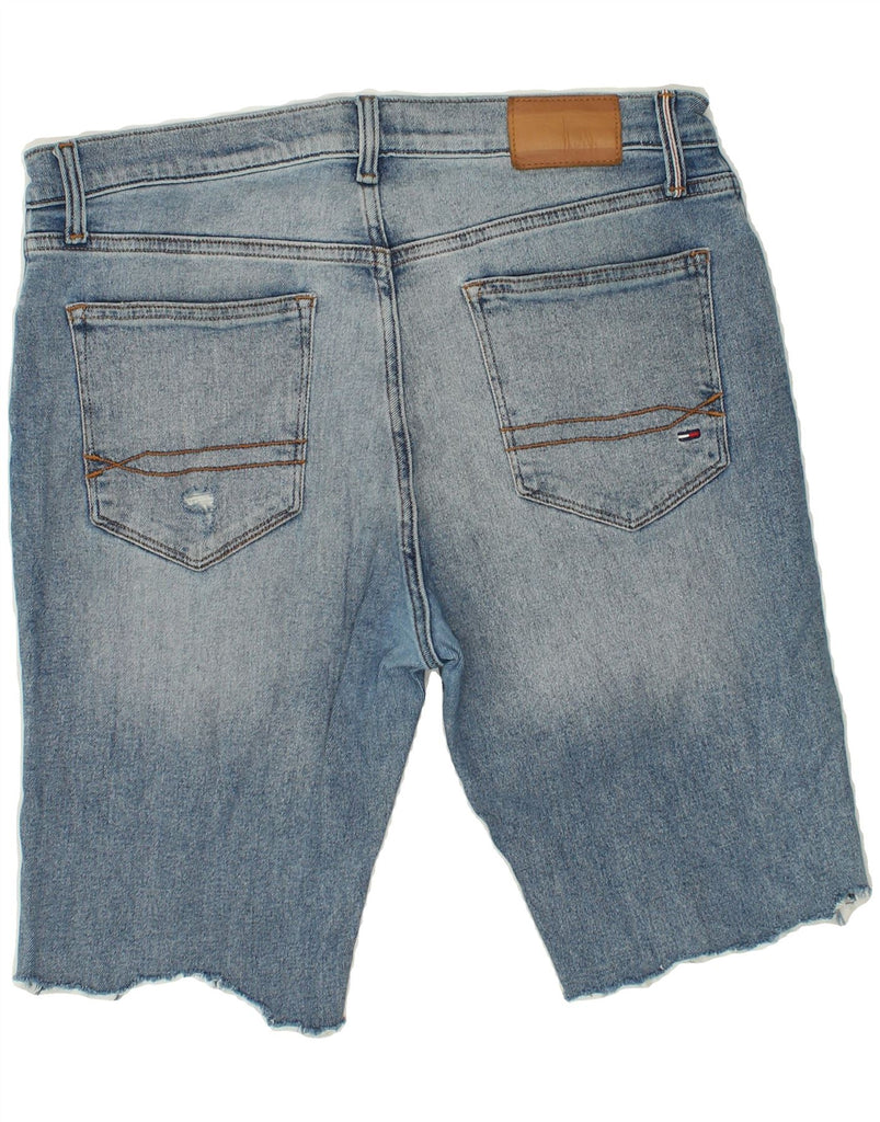 TOMMY HILFIGER Mens Denim Shorts W36 Large Blue Cotton | Vintage Tommy Hilfiger | Thrift | Second-Hand Tommy Hilfiger | Used Clothing | Messina Hembry 