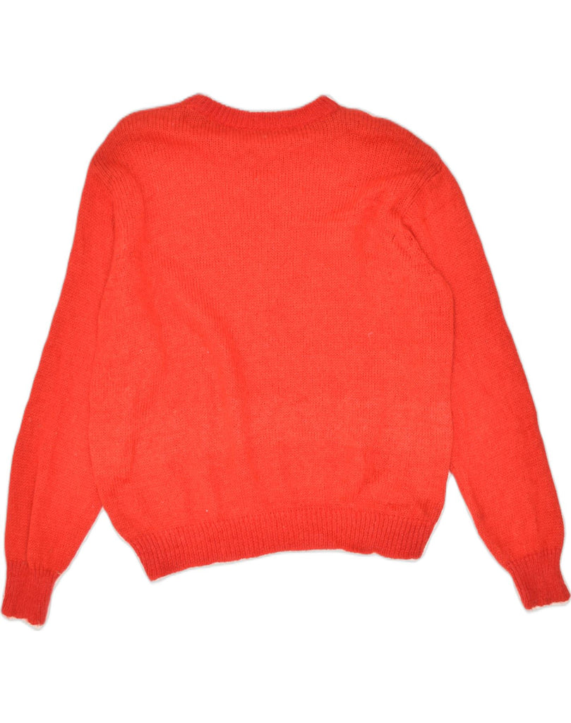 VINTAGE Womens Crew Neck Jumper Sweater UK 20 2XL Red Wool | Vintage | Thrift | Second-Hand | Used Clothing | Messina Hembry 