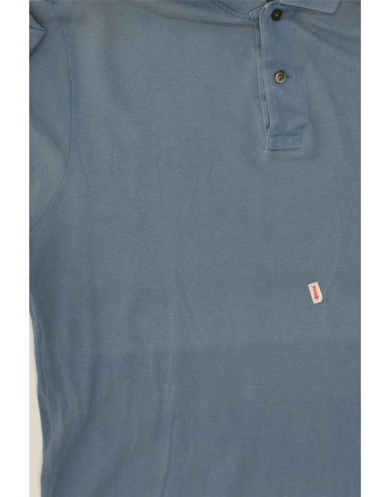 LACOSTE Mens Polo Shirt Size 5 Large Blue Cotton | Vintage Lacoste | Thrift | Second-Hand Lacoste | Used Clothing | Messina Hembry 