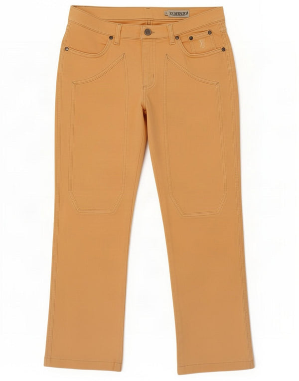 Jeckerson Womens Straight Jeans W28 L26 Yellow Cotton