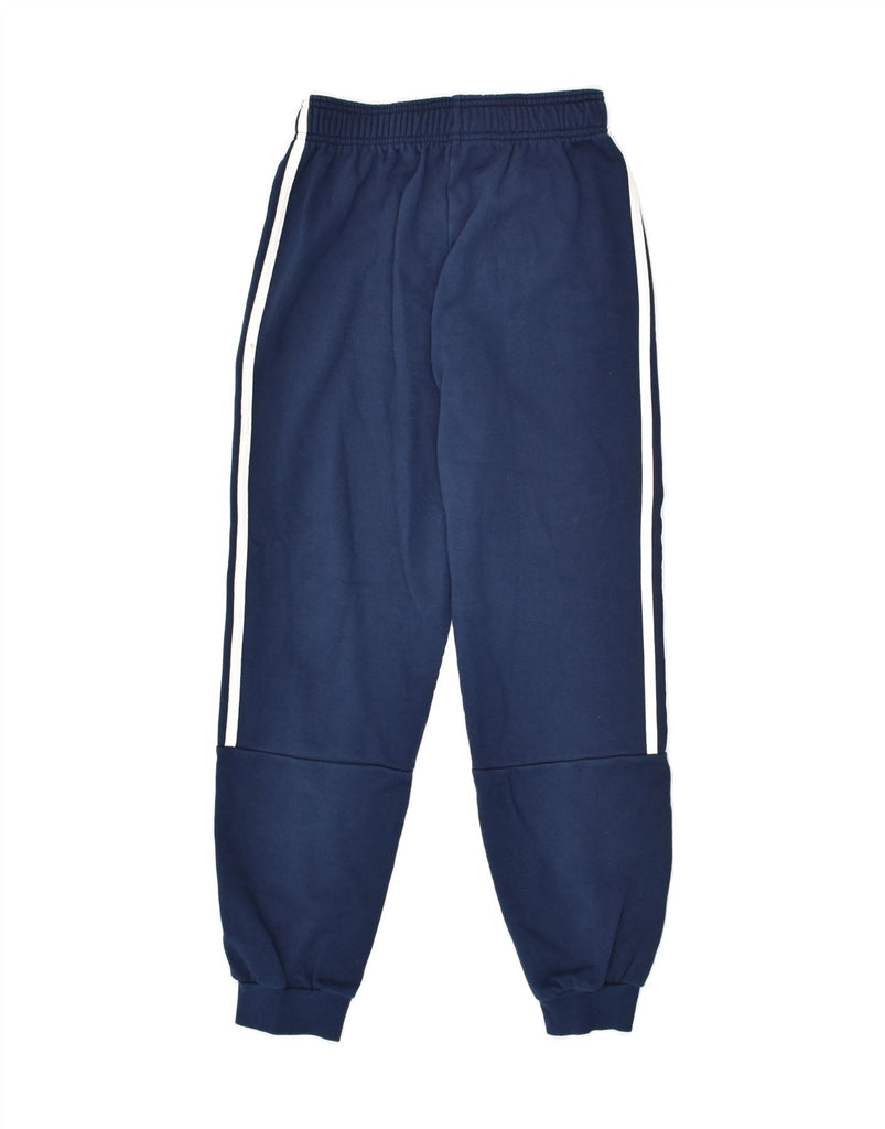 ADIDAS Boys Tracksuit Trousers Joggers 11-12 Years Navy Blue Cotton | Vintage Adidas | Thrift | Second-Hand Adidas | Used Clothing | Messina Hembry 