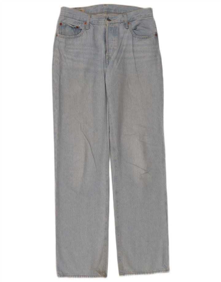 LEVI'S Womens 501 Straight Jeans W26 L32 Blue Cotton
