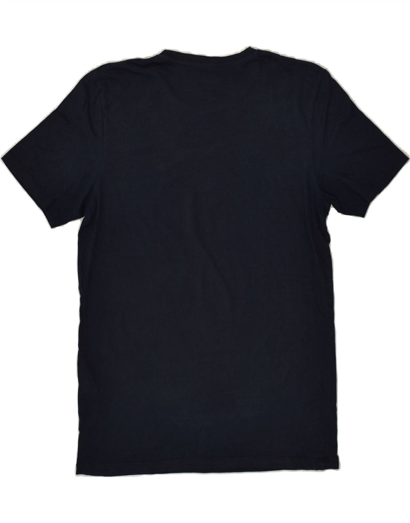 JACK & JONES Mens Slim Fit Graphic T-Shirt Top Large Navy Blue Cotton | Vintage Jack & Jones | Thrift | Second-Hand Jack & Jones | Used Clothing | Messina Hembry 