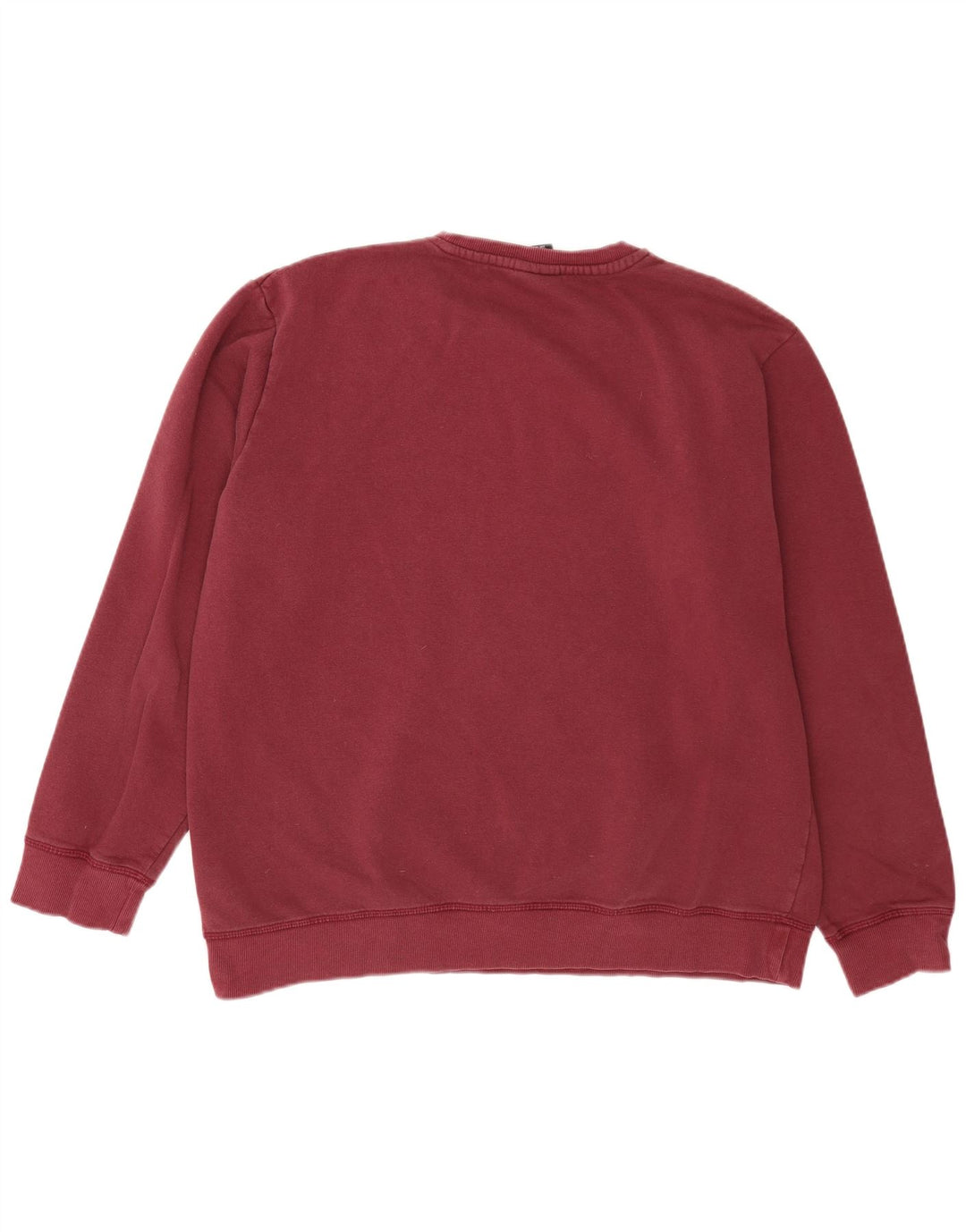 Umbro Mens Graphic Sweatshirt Jumper 2XL Burgundy Cotton