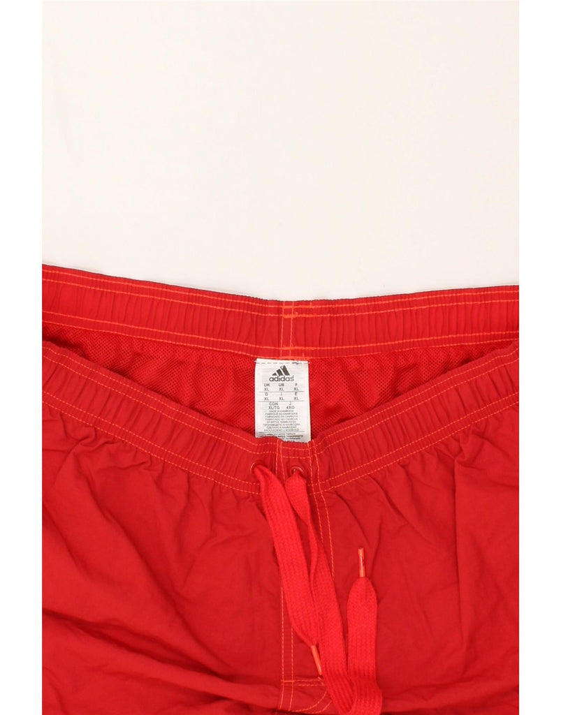 ADIDAS Mens Swimming Shorts XL Red Vintage Adidas and Second-Hand Adidas from Messina Hembry 