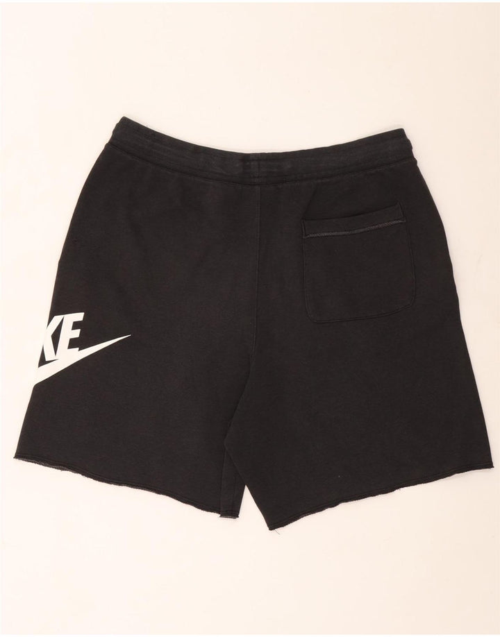 Nike Mens Graphic Sport Shorts Large  Black Cotton