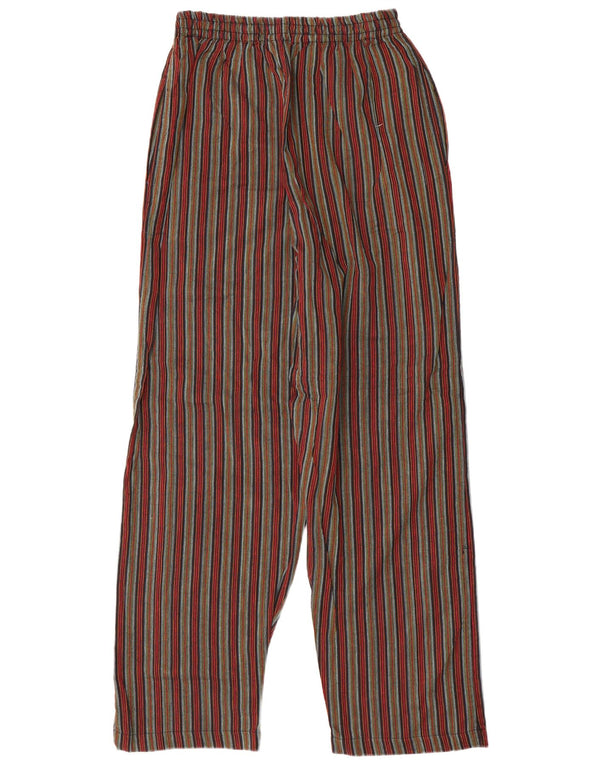 Siesta Womens High Waist Straight Trousers XL W38 L31 Multicoloured Striped