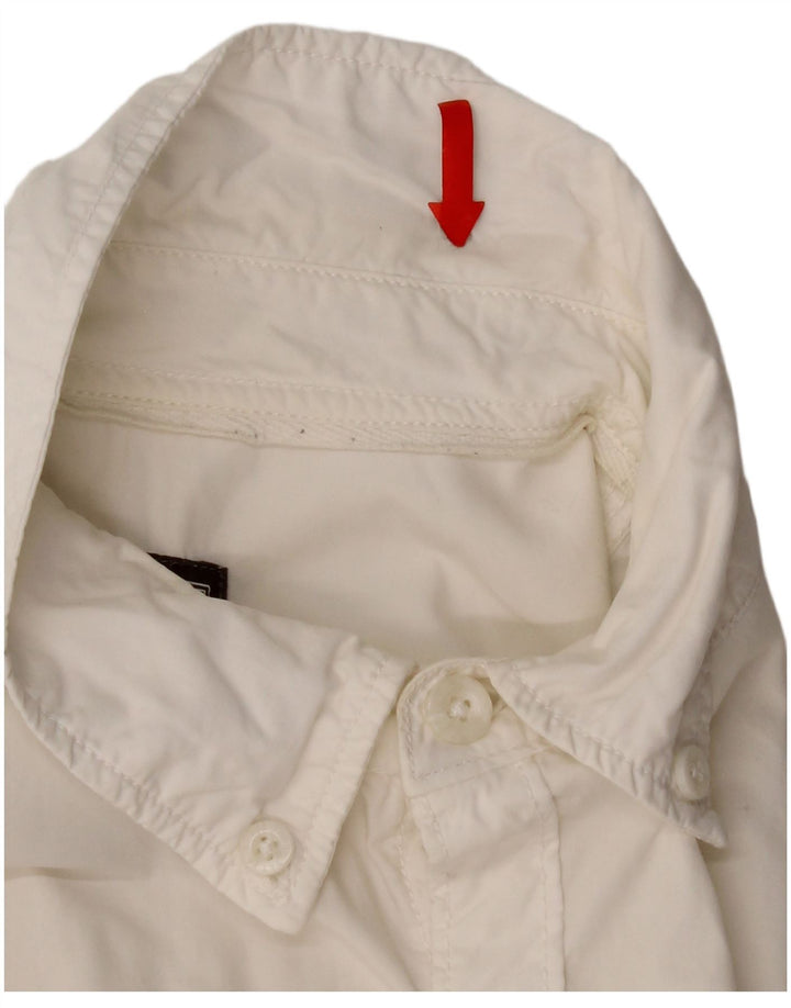 Fat Face Mens Shirt Medium White Cotton