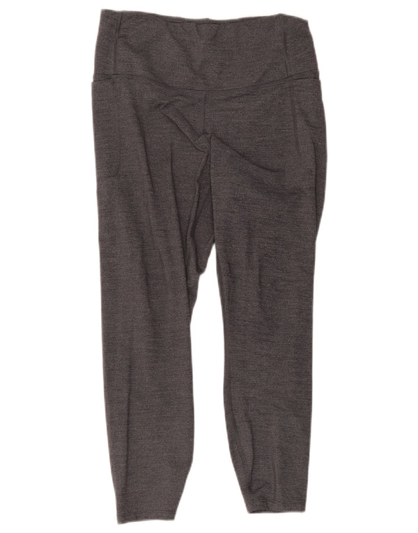 Under Armour Womens Capri Leggings UK 12 Medium Grey