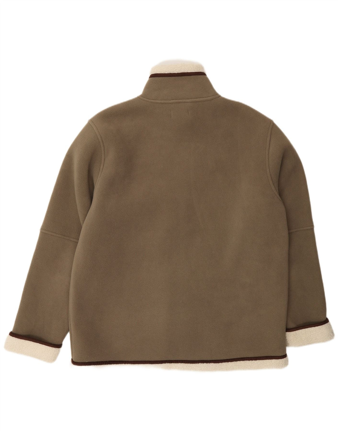 Klepper Mens Fleece Jacket IT 54 2XL Brown Colourblock Polyester
