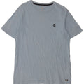 TIMBERLAND Mens Graphic T-Shirt Top Medium Blue Cotton