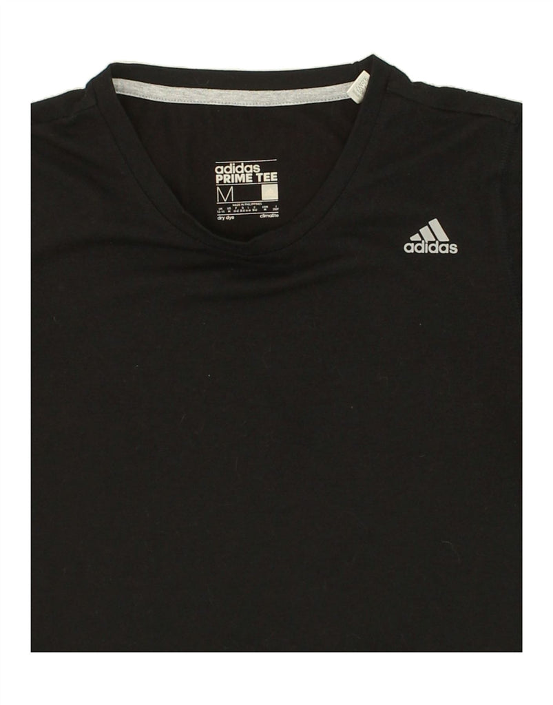 ADIDAS Womens Climalite T-Shirt Top UK 12/14 Medium Black Vintage Adidas and Second-Hand Adidas from Messina Hembry 