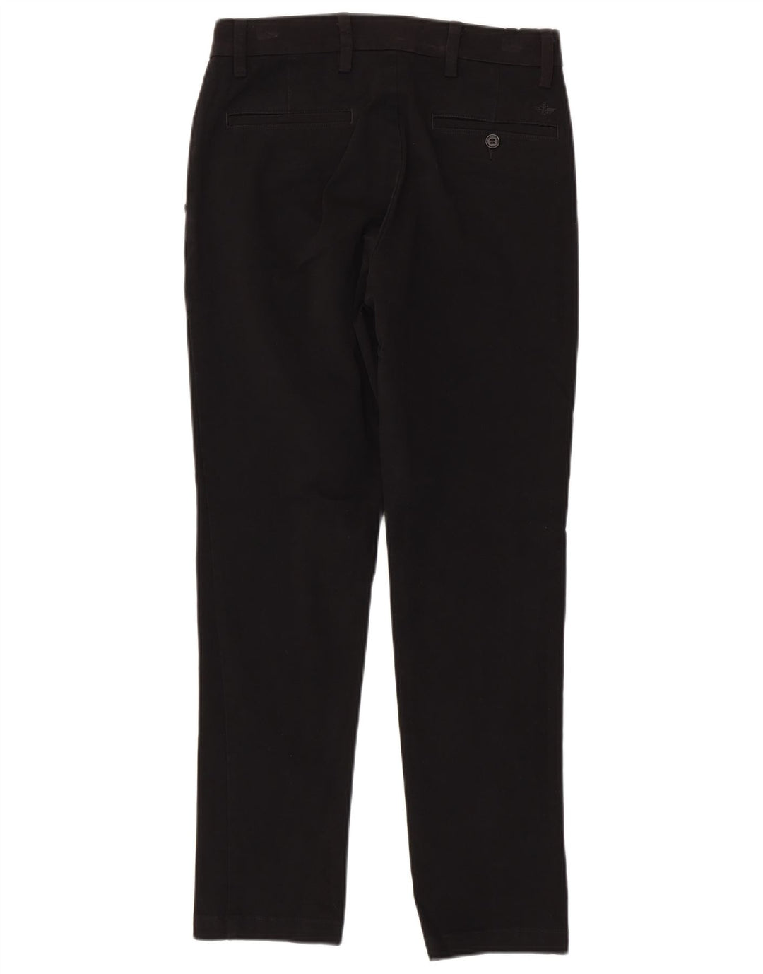 DOCKERS Mens Slim Fit Chino Trousers W29 L29 Black Cotton
