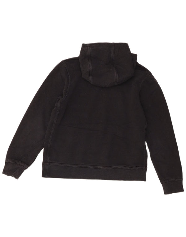 Nike Boys Hoodie Jumper 12-13 Years Large Black Cotton