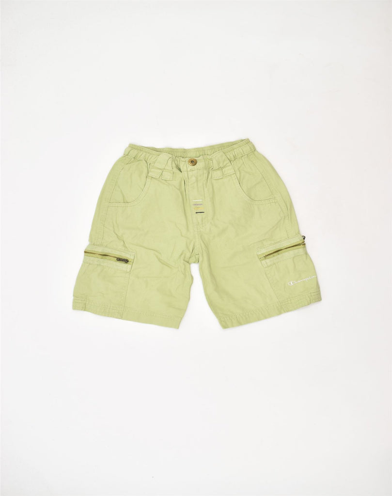 CHAMPION Boys Cargo Shorts 5-6 Years XS Green Cotton | Vintage | Thrift | Second-Hand | Used Clothing | Messina Hembry 