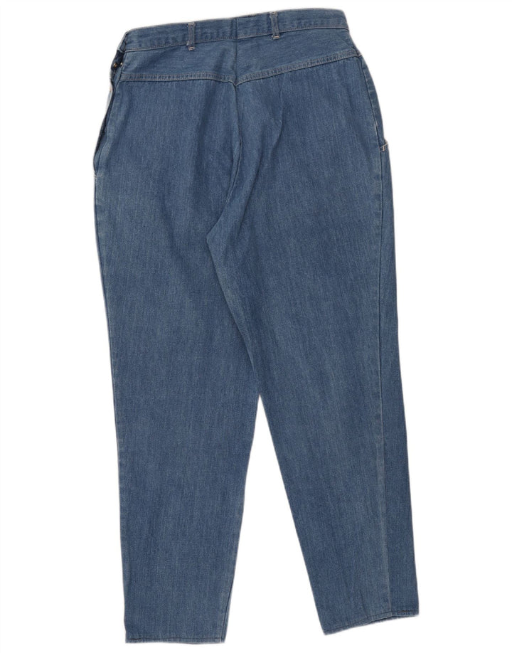 Vintage Womens Tapered Jeans IT 44 Medium W30 L27 Blue Cotton