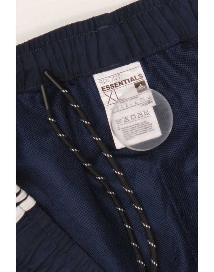 Adidas Mens Climalite Sport Shorts XL  Navy Blue Polyester