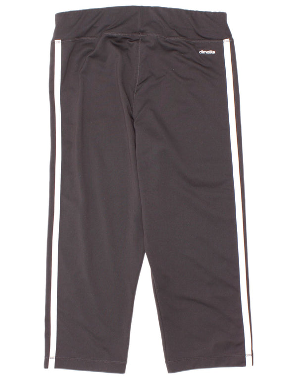 Adidas Girls Climalite Capri Leggings 11-12 Years Black