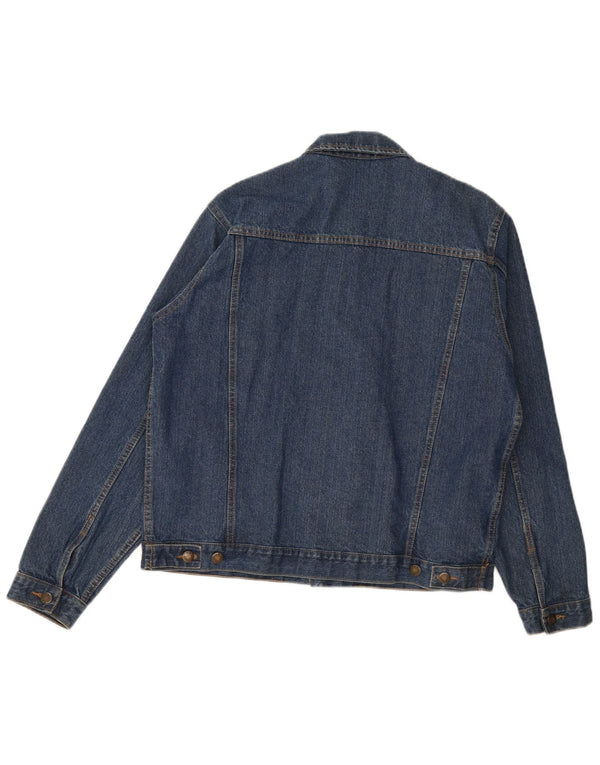 Camargue Mens Denim Jacket IT 48/50 Medium Blue Cotton