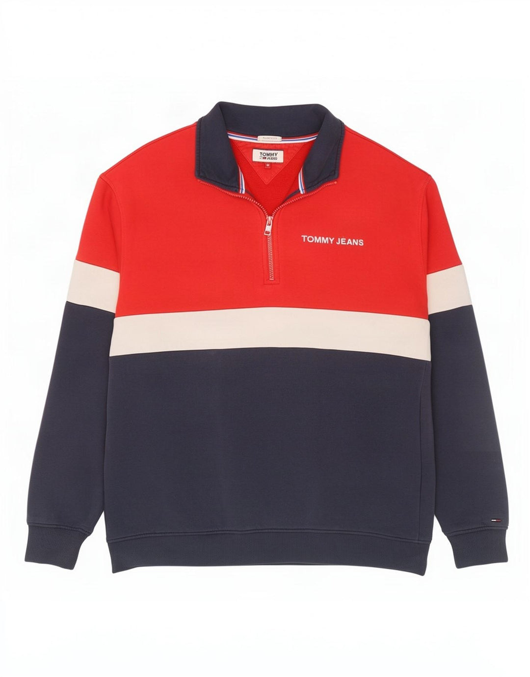 Tommy Hilfiger Mens Relaxed Fit Sweatshirt Jumper Medium Multicoloured