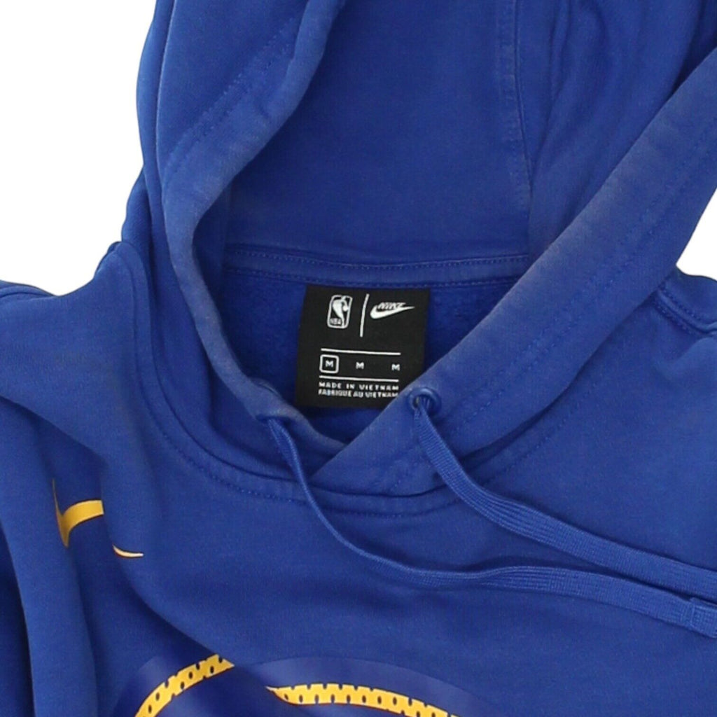 Golden State Warriors Mens Blue Nike Pullover Hoodie | NBA Basketball Hoody VTG | Vintage Messina Hembry | Thrift | Second-Hand Messina Hembry | Used Clothing | Messina Hembry 