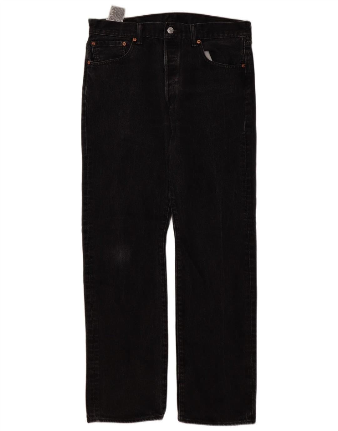 Levi's Mens 501 Straight Jeans W34 L32 Black