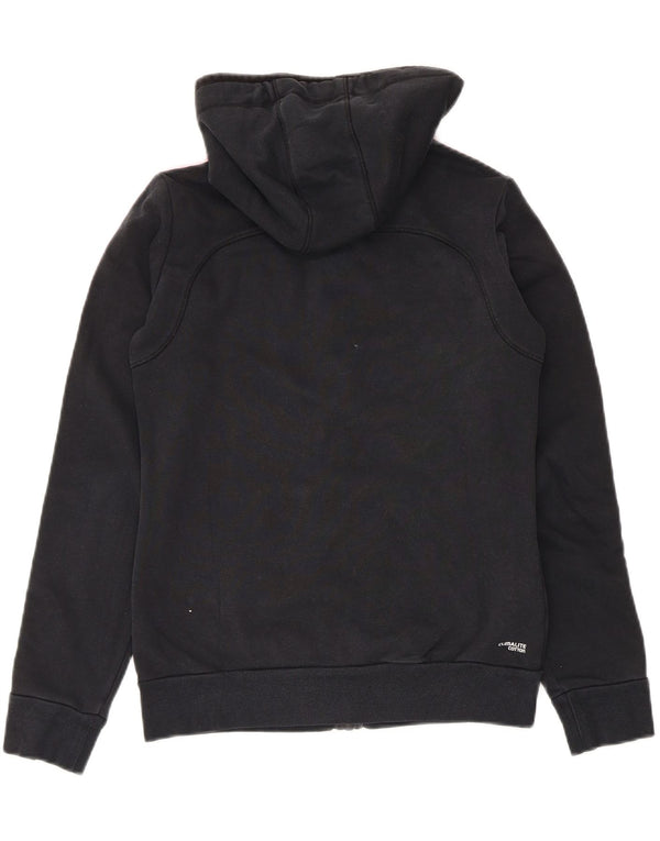 Adidas Womens Climalite Zip Hoodie Sweater UK 4/6 XS Black