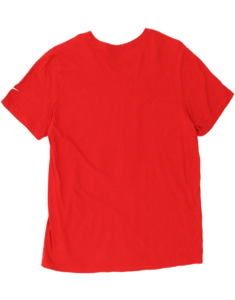 NIKE Mens Graphic T-Shirt Top Large Red Vintage Nike and Second-Hand Nike from Messina Hembry 
