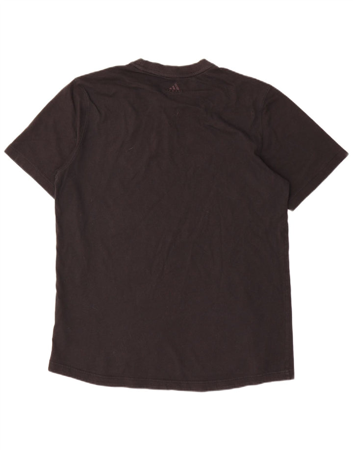 Adidas Mens Graphic T-Shirt Top Large Black Cotton